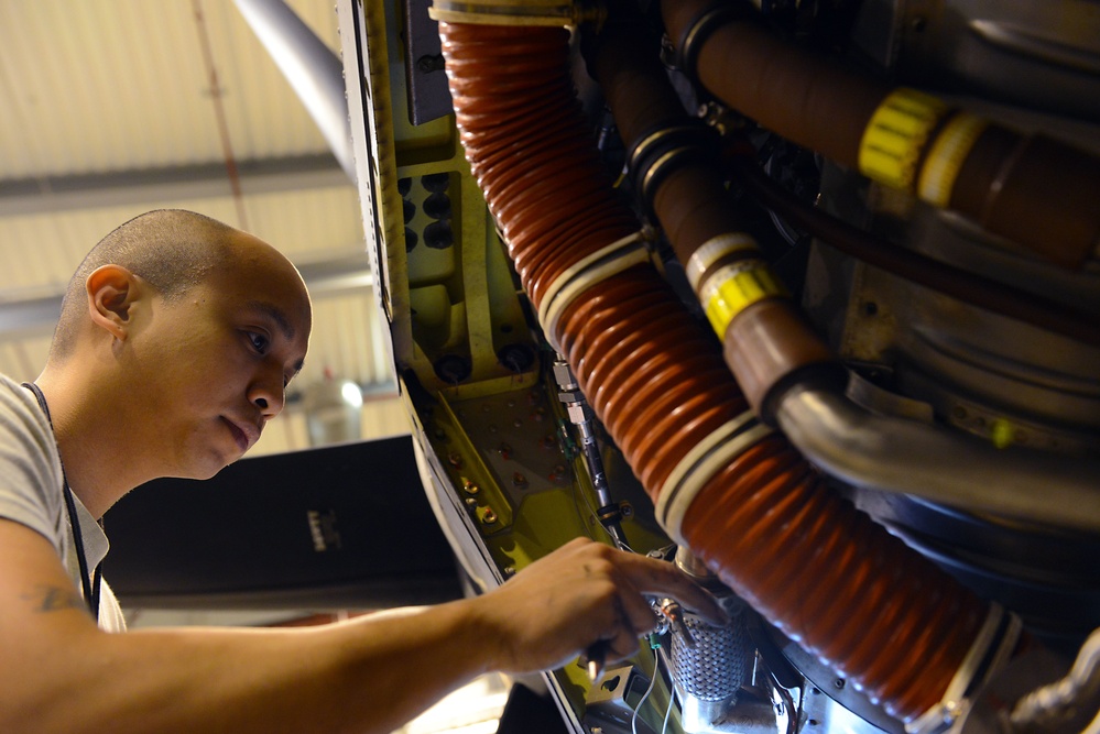 Maintenance inspection keeps aircraft flying