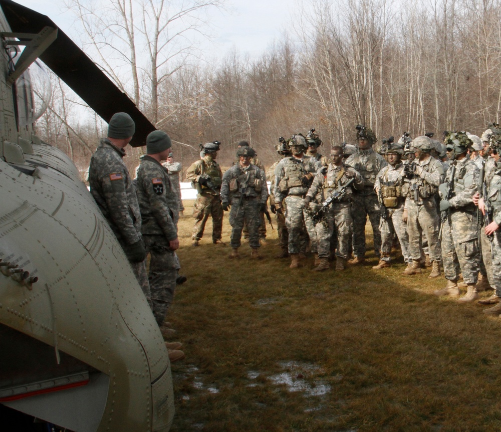 Cavalry troops and aviators train together