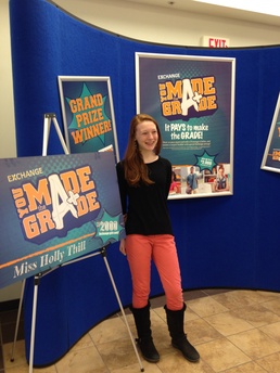 Top Winner in Exchange’s You Made the Grade Program Pays Her $2,000 Prize Forward