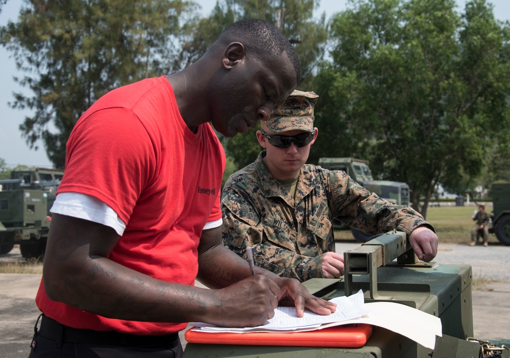 Contractors and Marines Join Forces for Joint Inspection