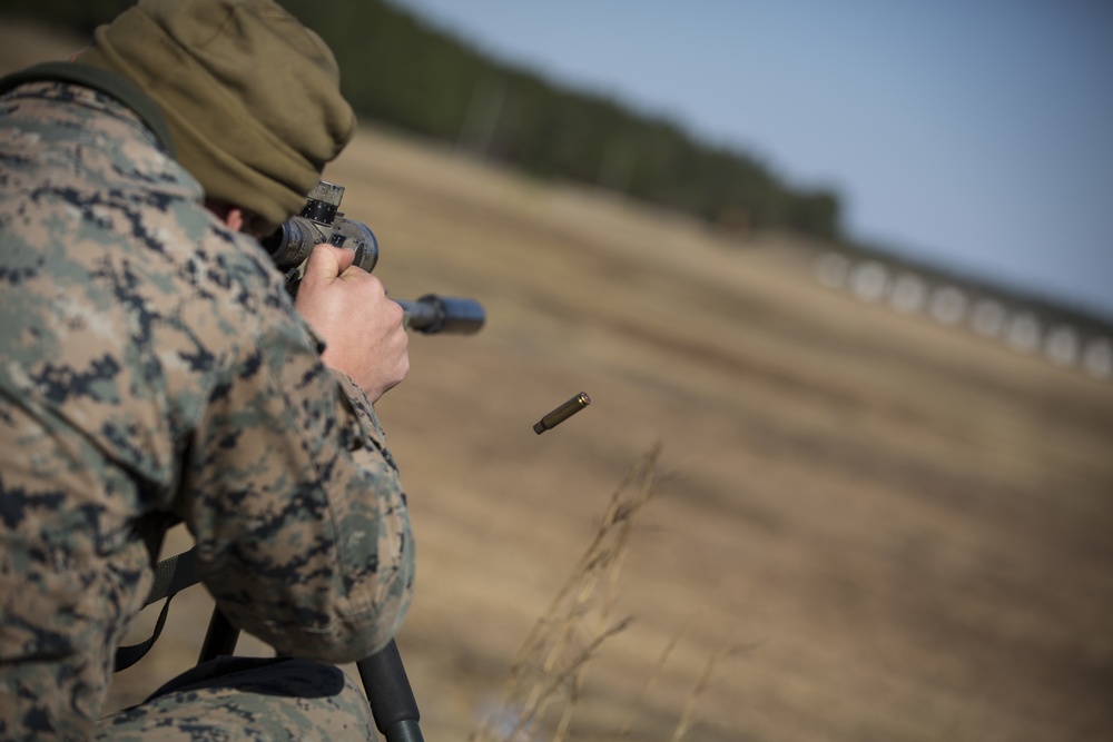 Scout Sniper Students conduct known-distance course of fire