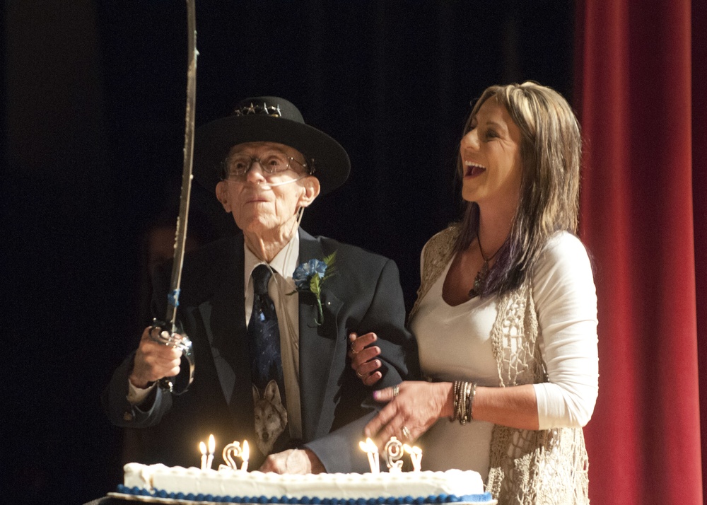 Local school celebrates retired general’s 92nd birthday