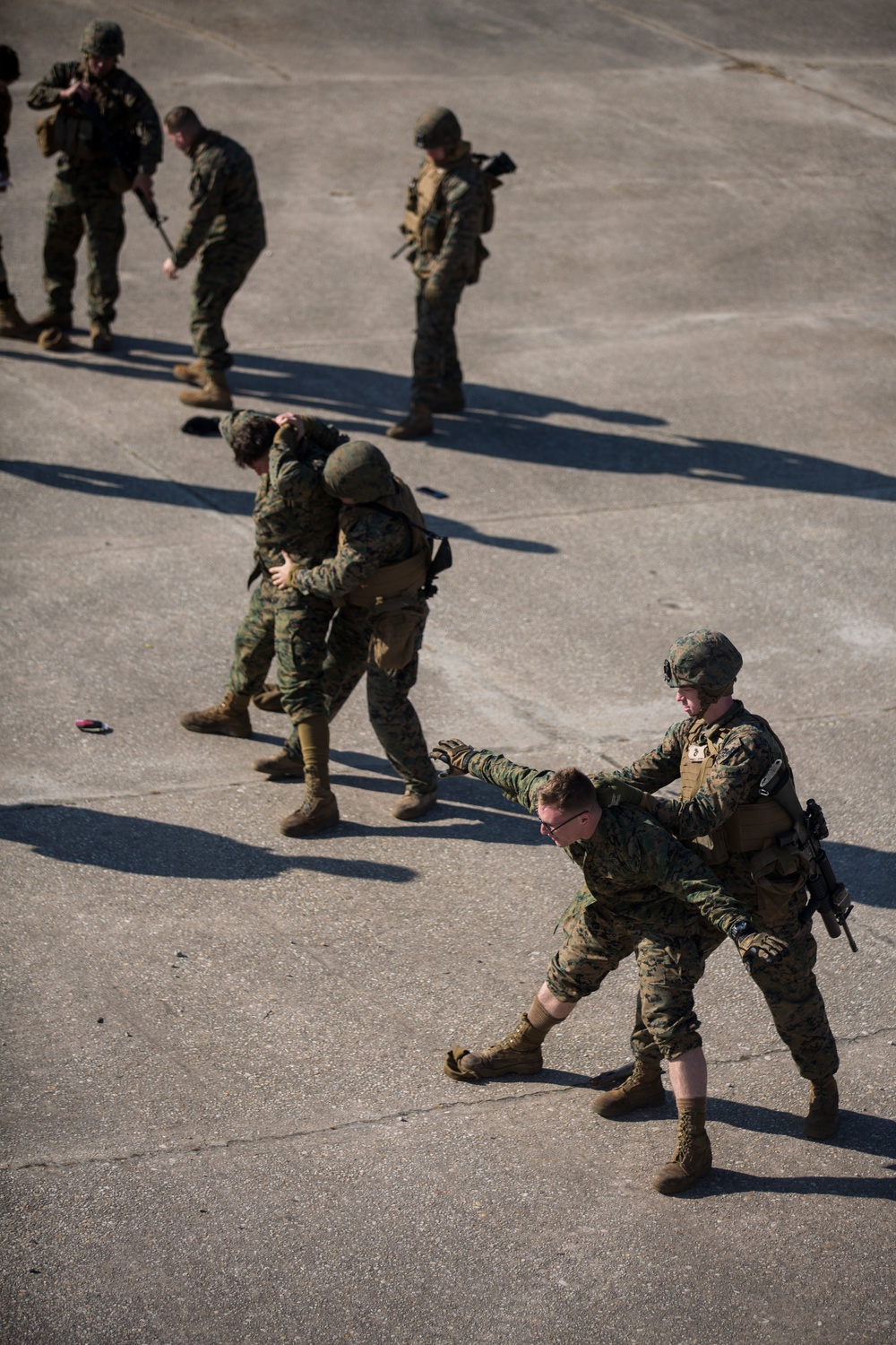 2D Low Altitude Air Defense Battalion Practices Ground Tactics