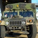 US Army drives Humvee for a US Air Force departure