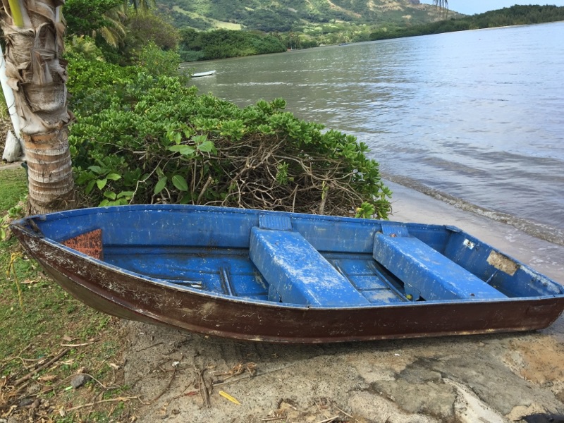 Coast Guard searching for owner of found skiff found near Moli'i Pond, Oahu
