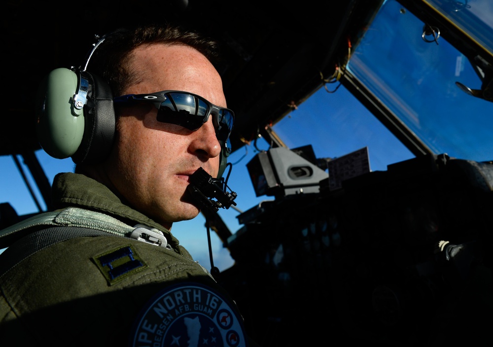 Bilateral C-130 Hercules formation performs formation airdrop during Cope North 16