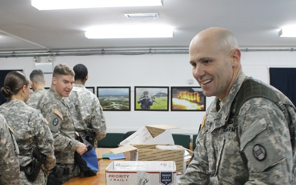 US Soldiers deliver school supplies to children in Kosovo