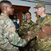 Brig. Gen. Michele Risi visits at Caserma Ederle in Vicenza, Italy