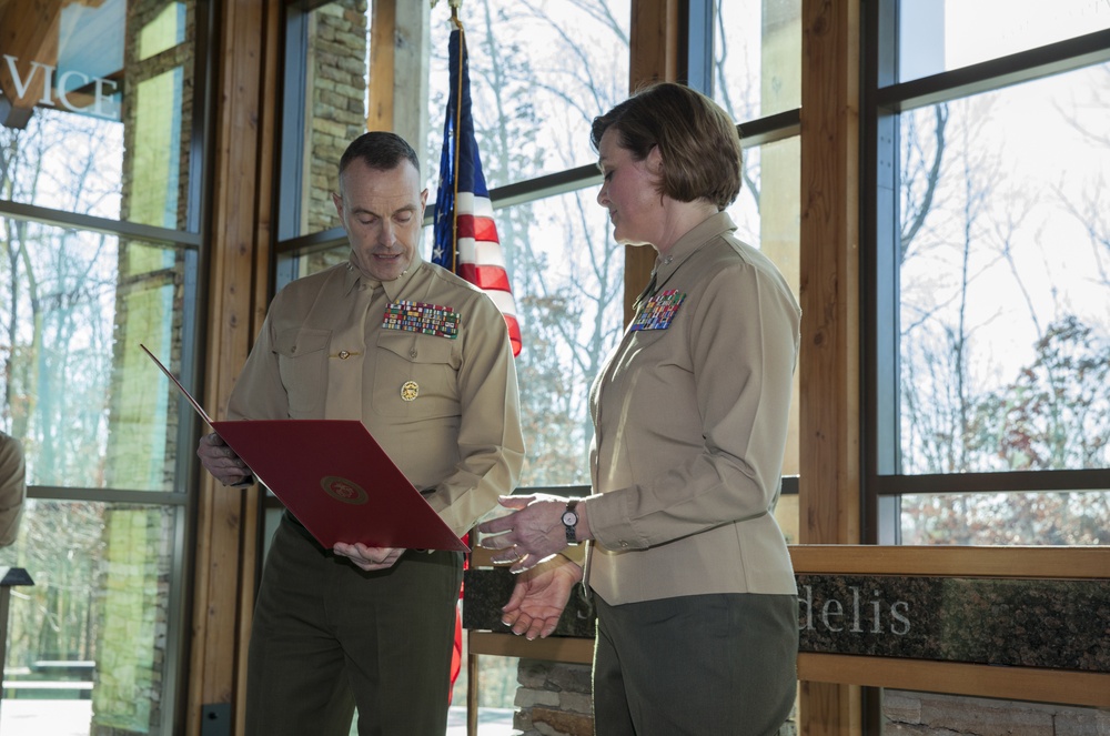 Lt. Col. Julia Hunt Promotion Ceremony