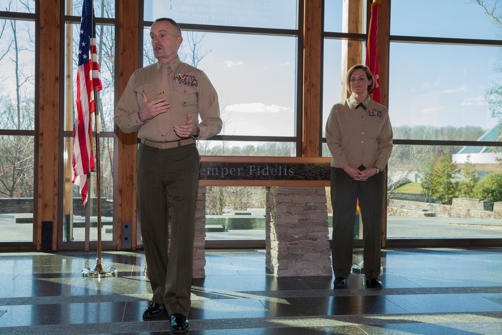 Lt. Col. Julia Hunt Promotion Ceremony