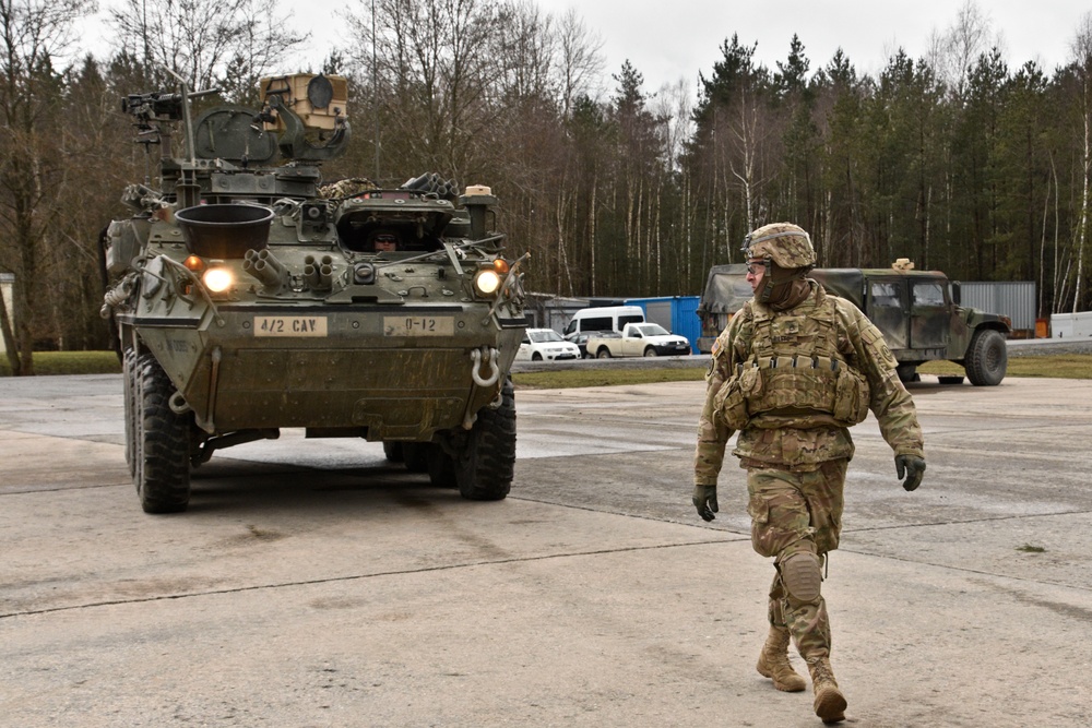 Palehorse Troop, 2CR conducts live-fire exercise