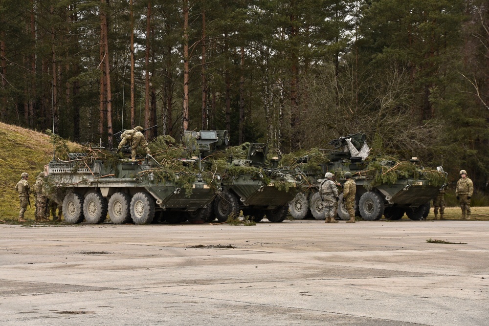 Palehorse Troop, 2CR conducts live-fire exercise