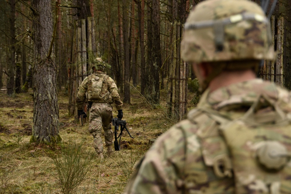 Palehorse Troop, 2CR conducts live-fire exercise