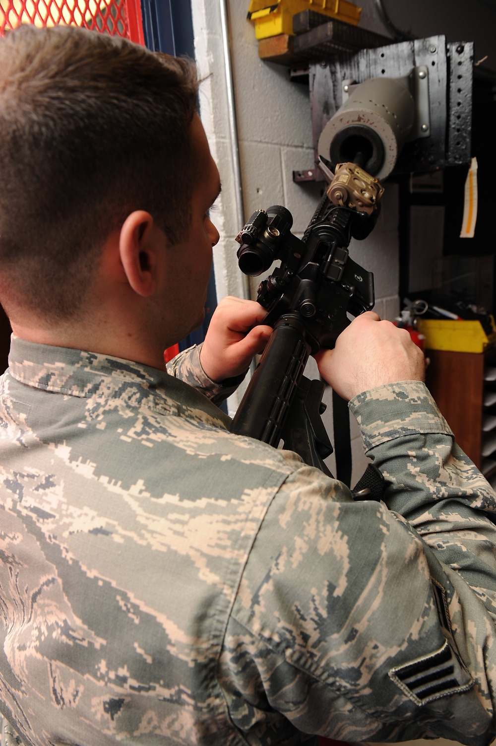 633rd Security Forces Squadron armory: providing the equipment needed to guard and defend