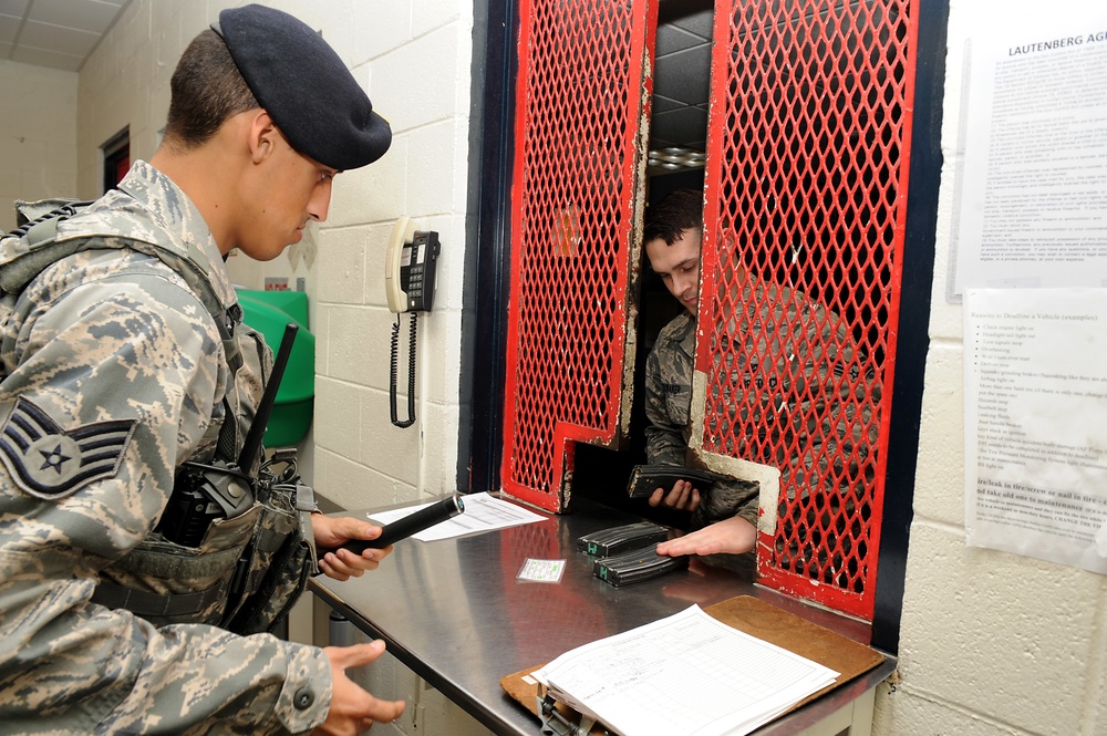 633rd Security Forces Squadron armory: providing the equipment needed to guard and defend