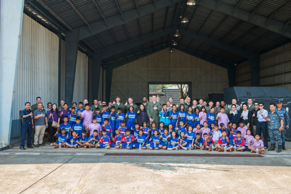 353rd SOG volunteers at local schools for Cobra Gold 16