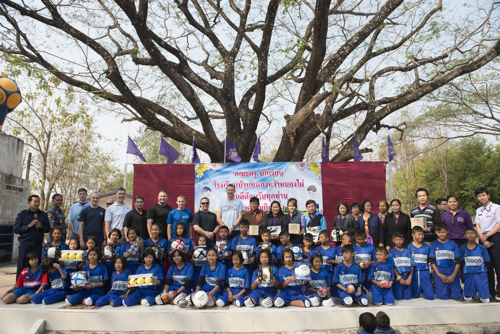 353rd SOG volunteers at local schools for Cobra Gold 16