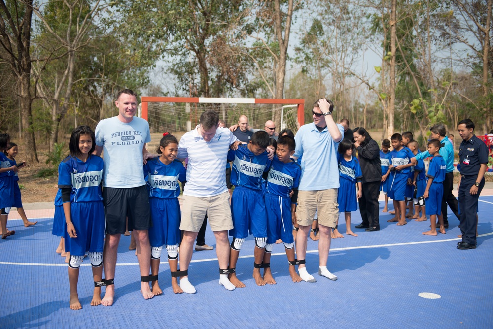 353rd SOG volunteers at local schools for Cobra Gold 16