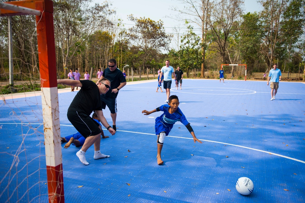 353rd SOG volunteers at local schools for Cobra Gold 16