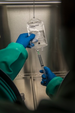 Saline meets antibiotics