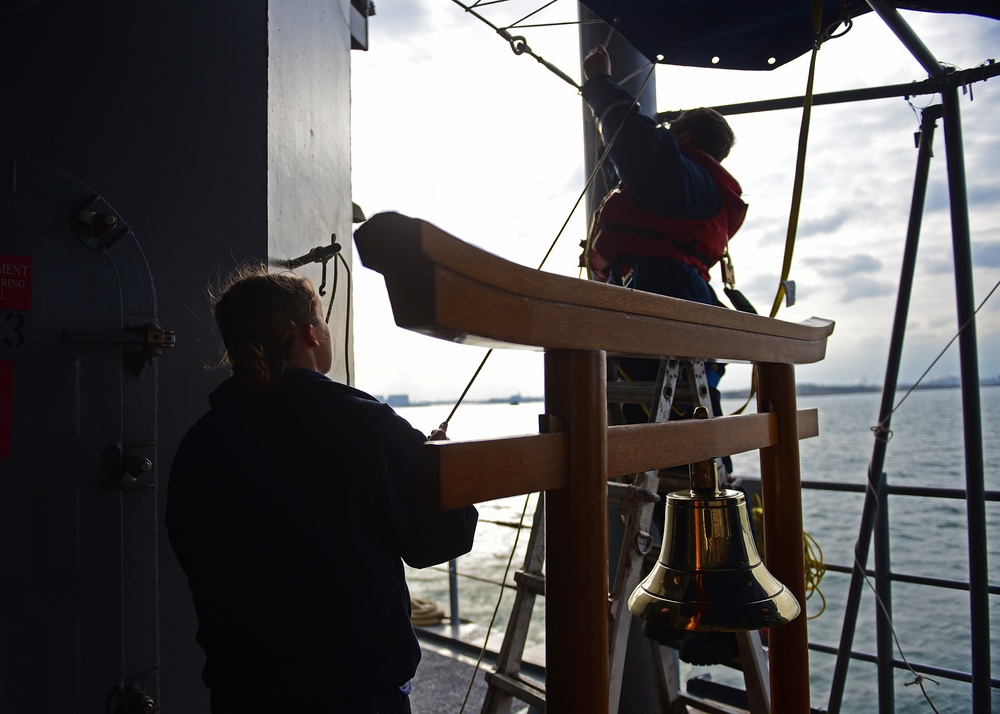 USS Blue Ridge action