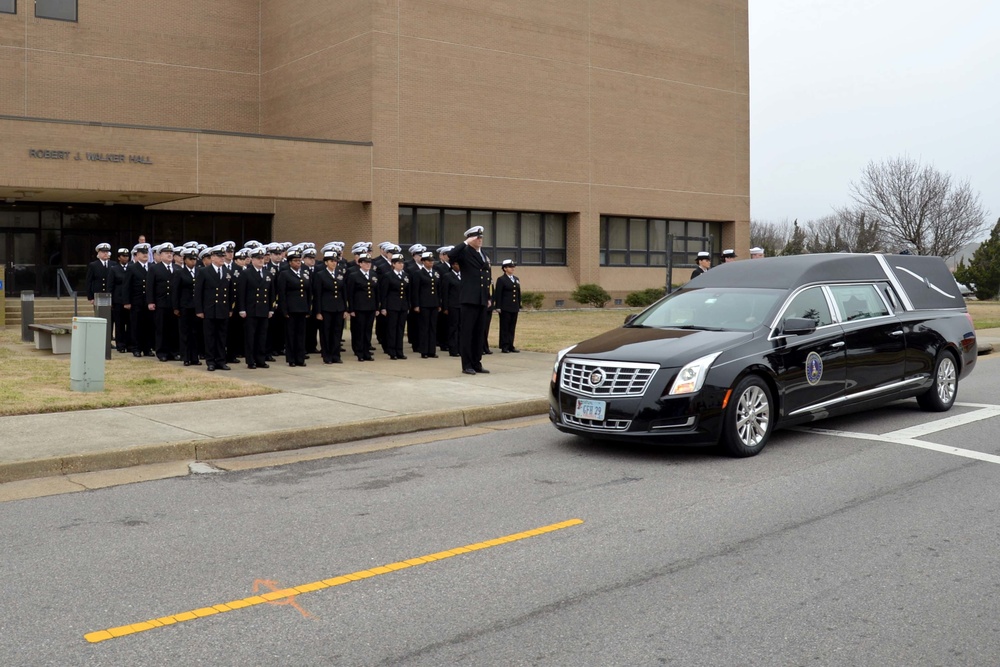 Former MCPON funeral service