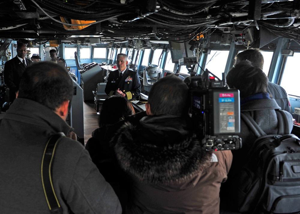 USS Blue Ridge action