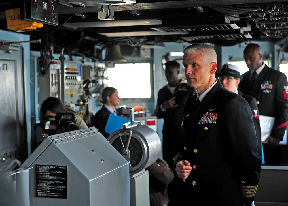 USS Blue Ridge action