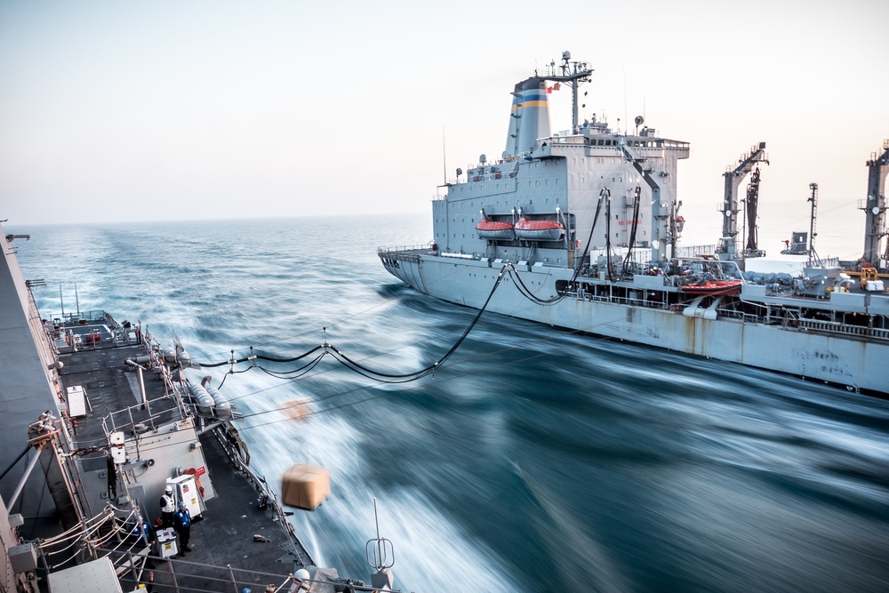 USS Stethem replenishment