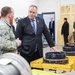 Deputy secretary of defense tours a maintenance high bay facility at F. E. Warren Air Force Base