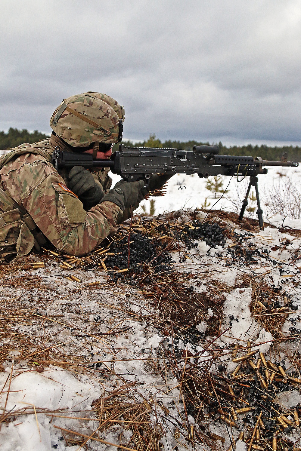 Machine gun interoperability in the snow