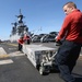 Machine gun training aboard USS Boxer