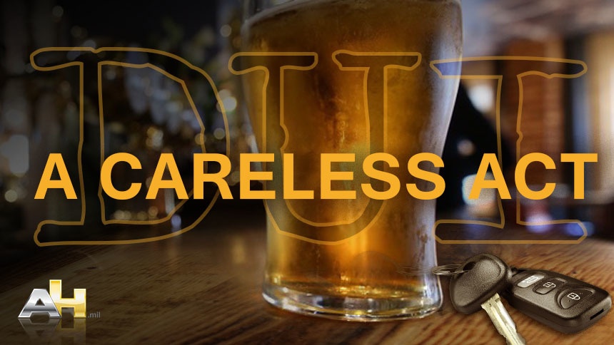 A Cautionary Tale: The aftermath of a night of drinking and driving