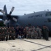 Cadets from the AFROTC DET 756 and Civil Air Patrol from the PR068 visit the 198th Airlift Squadron, Puerto Rico Air National Guard for a familiarization flight