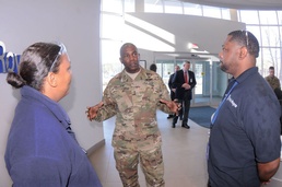 Commanding general visits local manufacturer to assess Soldier for Life transitioning program
