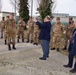 Brig. Gen. Michele Risi, Multinational Land Force 'Julia' Alpine Brigade Commander, tours Regional Training Support Division South, Caserma Ederle,  Vicenza, Italy