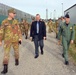 Brig. Gen. Michele Risi, Multinational Land Force “Julia” Alpine Brigade Commander tours Regional Training Support Division South, Caserma Ederle,  Vicenza, Italy.