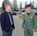 Brig. Gen. Michele Risi, Multinational Land Force “Julia” Alpine Brigade Commander tours Regional Training Support Division South, Caserma Ederle,  Vicenza, Italy.