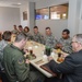 Deputy secretary of defense sits down to lunch with airmen at the Chadwell dining facility