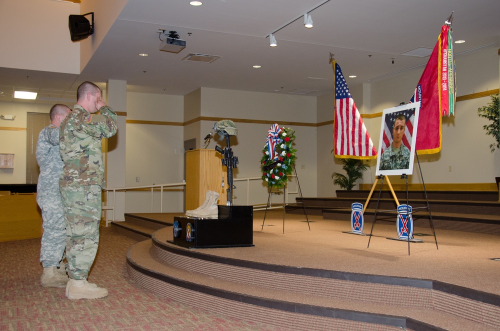 Fort Drum community honors fallen Soldier
