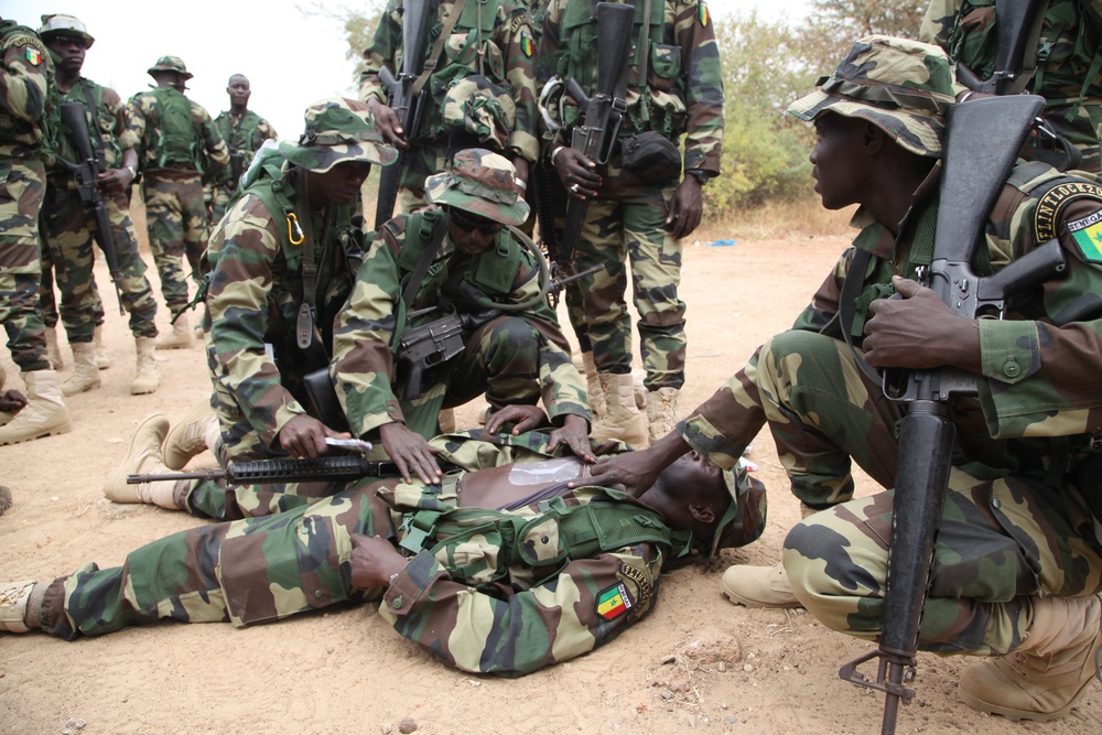 Senegalese troops at Flintlock 16