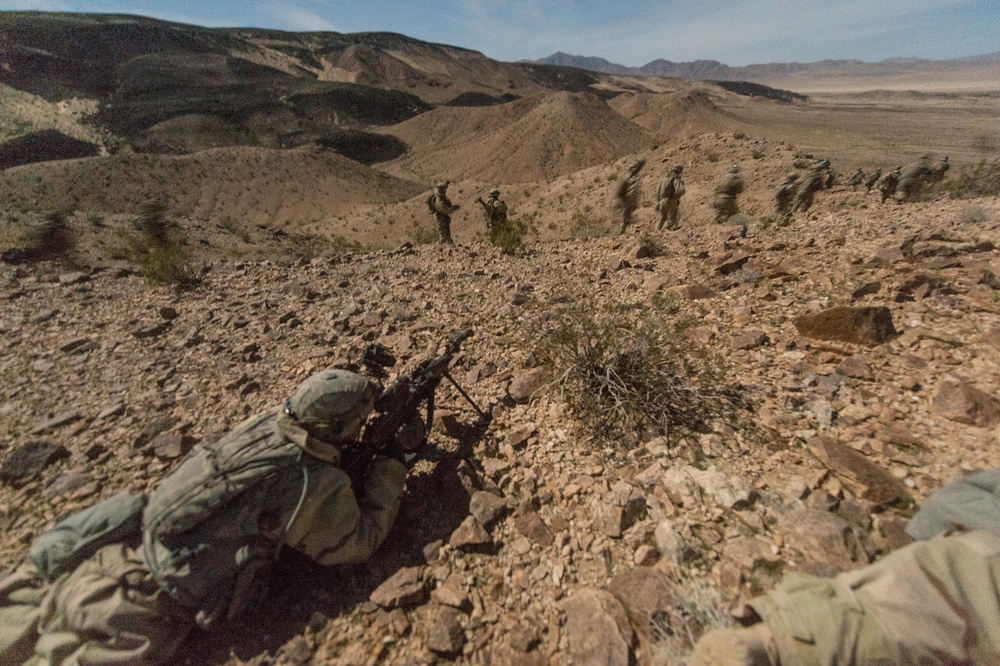 3d Cavalry Regiment Soldiers conduct night patrol