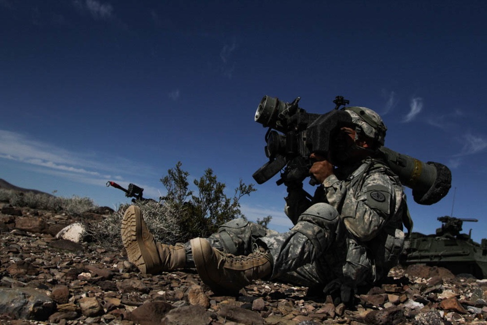 Brave Rifles train at NTC