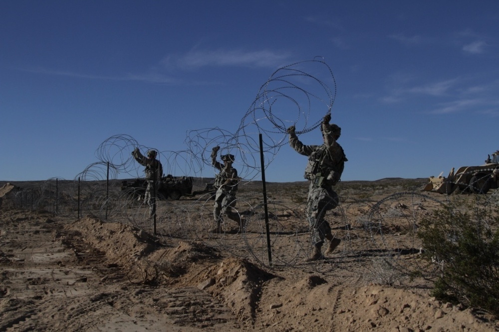 Brave Rifles train at NTC