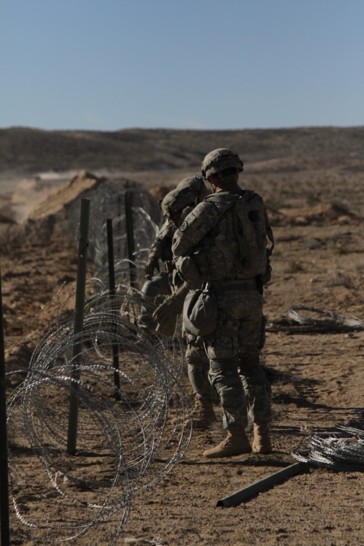 Brave Rifles train at NTC