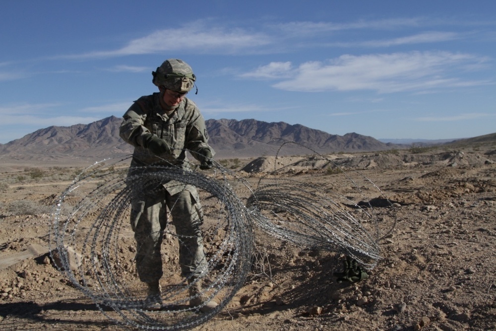 Soldiers train at NTC