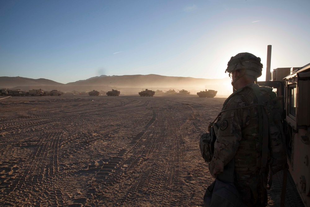 3rd Cavalry Regiment convoy