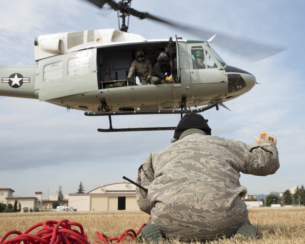 Hueys heighten search and rescue capabilities