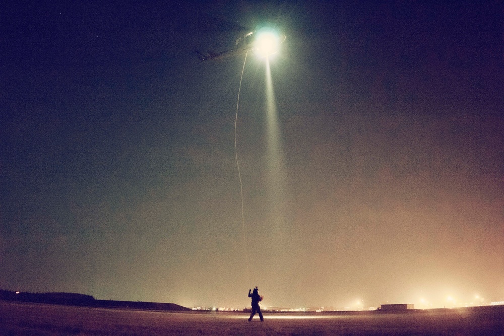 Hueys heighten search and rescue capabilities