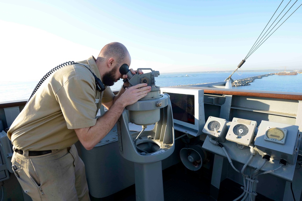 USS Mount Whitney operations